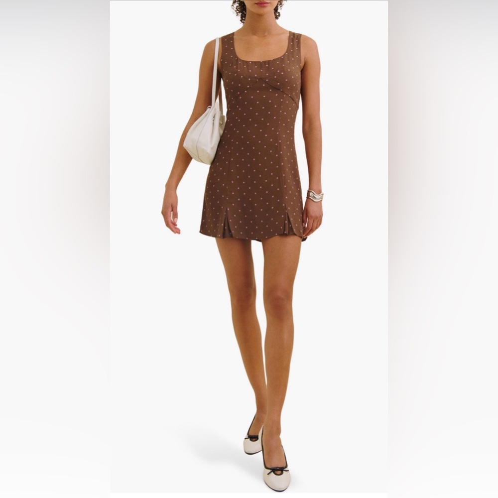 Reformation X Devon Lee Carlson Cher Sleeveless Minidress, sz 2,